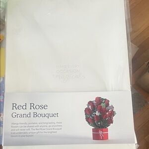 Lovepop Pink and Green Floral Pop-Up Card